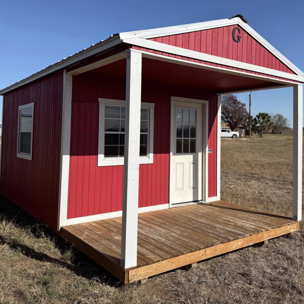 12x20 Red Cabin